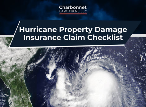 Hurricane Ida Property Damage Insurance Claim Checklist