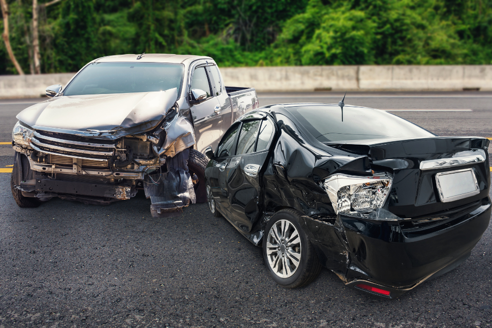 Fault in autonomous vehicle feature crash